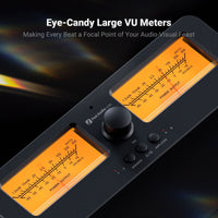 Fosi Audio LC30 VU Meter Amplifier Speaker Selector