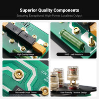 Fosi Audio LC30 VU Meter Amplifier Speaker Selector