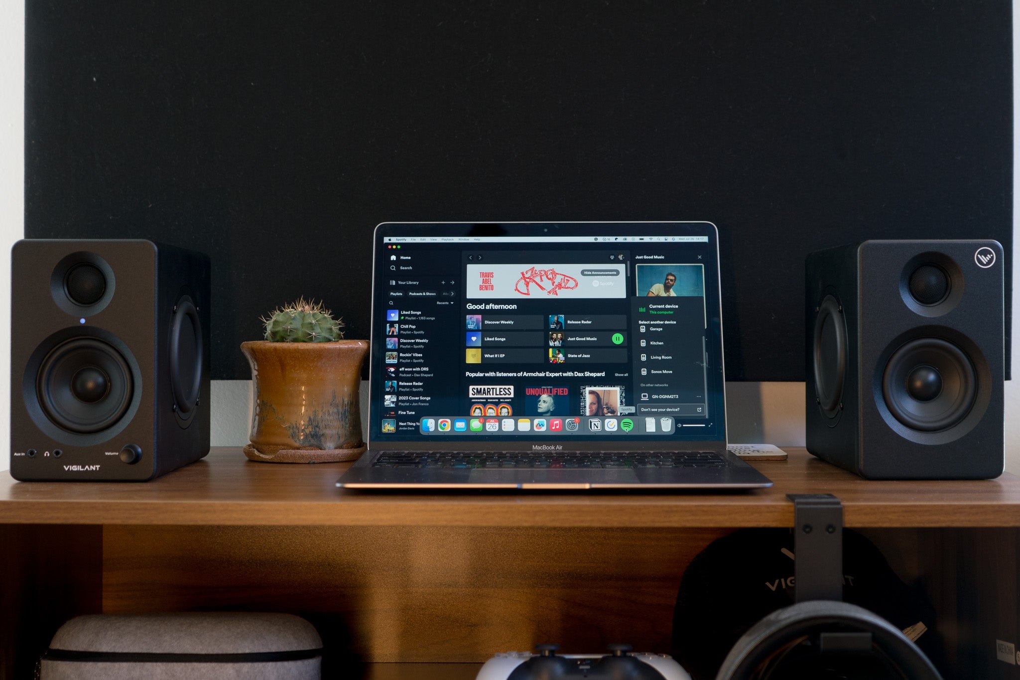 SwitchOne Macbook Air Listening Setup